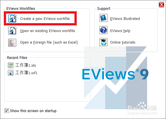Eviews8怎么导入数据