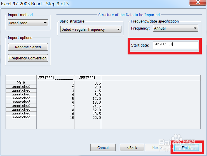 Eviews8怎么导入数据