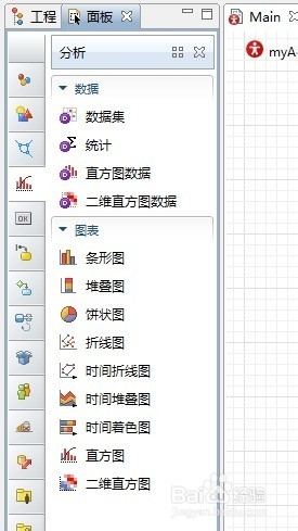 AnyLogic中文破解版怎么生成折线图