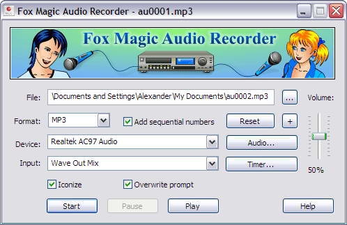 【Fox Magic Audio Recorder下载】Fox Magic Audio Recorder(音频录制工具) V1.0 官方版