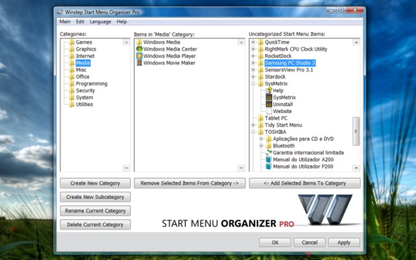 【Winstep Start Menu Organizer官方版下载】Winstep Start Menu Organizer(多功能开始菜单管理器) V1.5 官方版