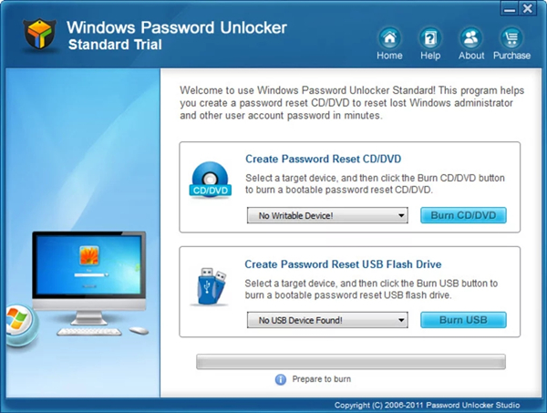 【Windows Password Unlocker免费版下载】Windows Password Unlocker(Windows密码解锁器) V7.0 官方版