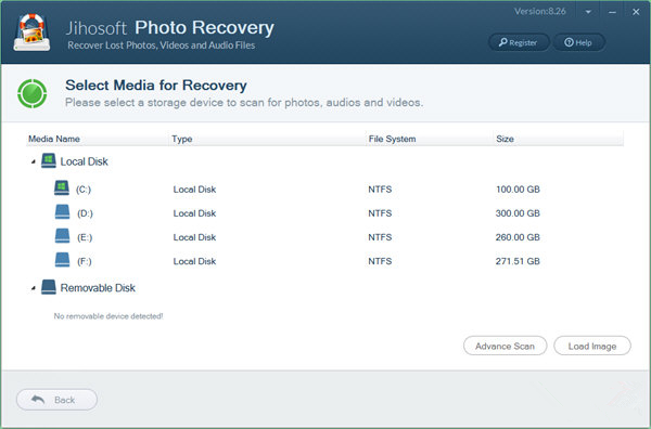 【Jihosoft Photo Recovery免费版下载】Jihosoft Photo Recovery(多功能照片恢复工具) V8.26 官方版