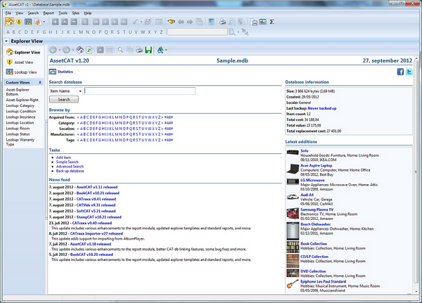 【AssetCAT下载】AssetCAT(数据库管理软件) v1.24 官方版