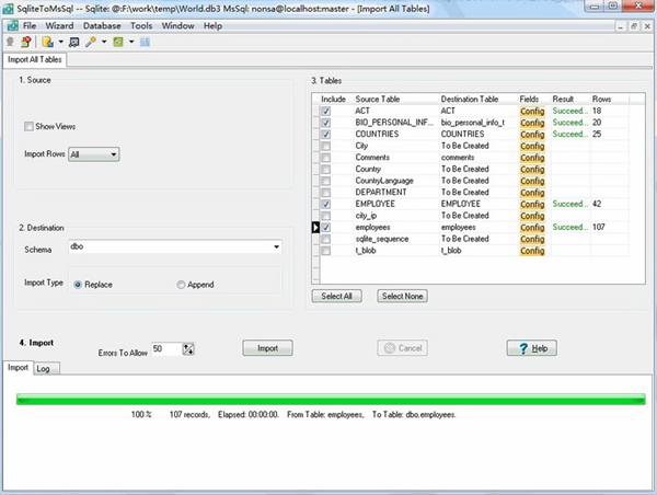【SqliteToMsSql官方版下载】SqliteToMsSql(数据迁移工具) v2.5 官方版