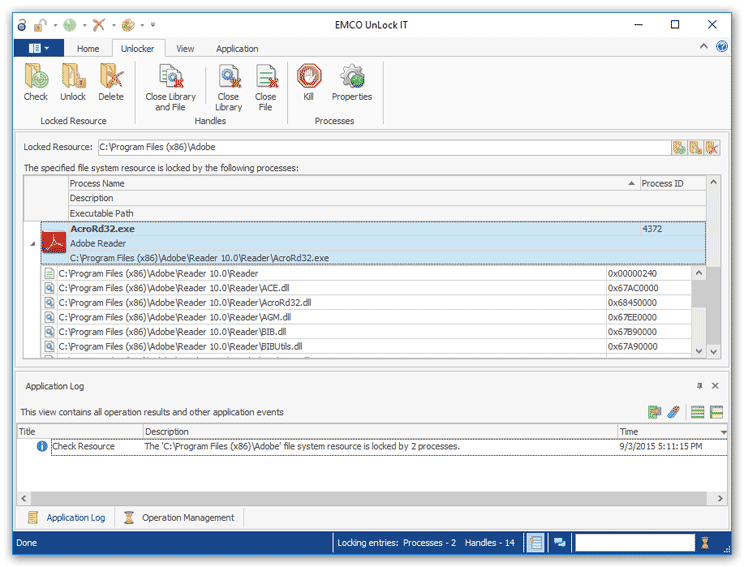 【EMCO UnLock IT下载】EMCO UnLock IT(文件进程解锁工具) V4.0.1 免费版