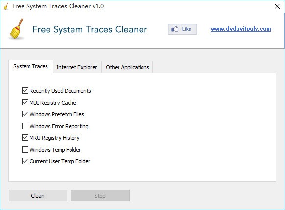 【Free System Traces Cleaner下载】Free System Traces Cleaner(系统痕迹清理工具) v1.0 官方版