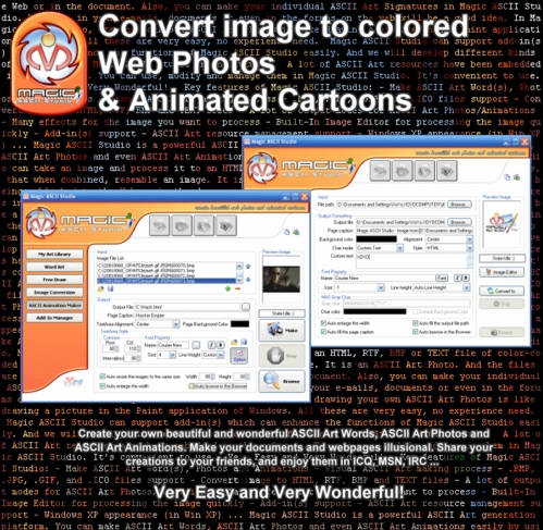 【Magic ASCII Studio官方版下载】Magic ASCII Studio(字符画制作工具) v2.2.288 官方版