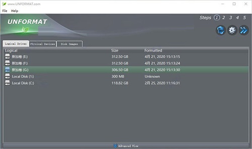 【UNFORMAT中文版下载】UNFORMAT汉化版按 v5.0 中文免费版