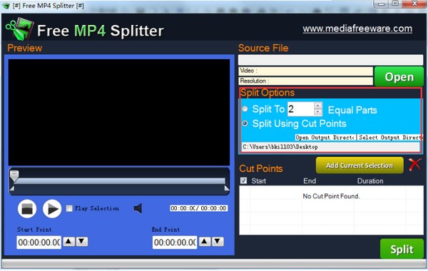 【Free Mp4 Splitter下载】Free Mp4 Splitter(MP4视频剪辑软件) v4.0.0.1官方版