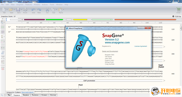 【SnapGene激活版下载】SnapGene免费版 v5.2.0 绿色版