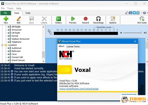 【Voxal Voice Changer激活版下载】Voxal Voice Changer Plus v5.04 中文版（附教程）