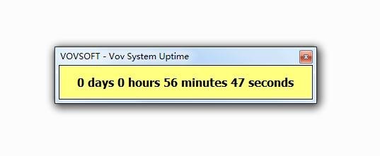 【Vov System Uptime免费版下载】Vov System Uptime(系统运行时间显示工具) v1.6 官方版