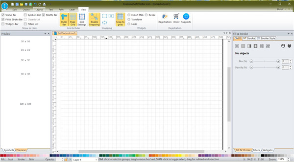 【EximiousSoft Vector Icon下载】EximiousSoft Vector Icon(图标制作工具) v3.68 免费版