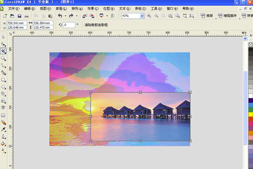 cdrx6破解版怎么裁剪图片