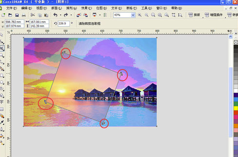cdrx6破解版怎么裁剪图片