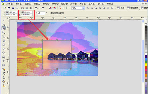 cdrx6破解版怎么裁剪图片