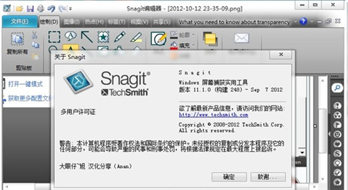 【SnagIt11中文激活版】SnagIt11中文版官方下载 v11.4.0.176 汉化版