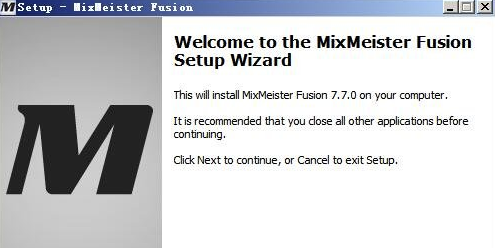 MixMeister Fusion中文破解版安装方法