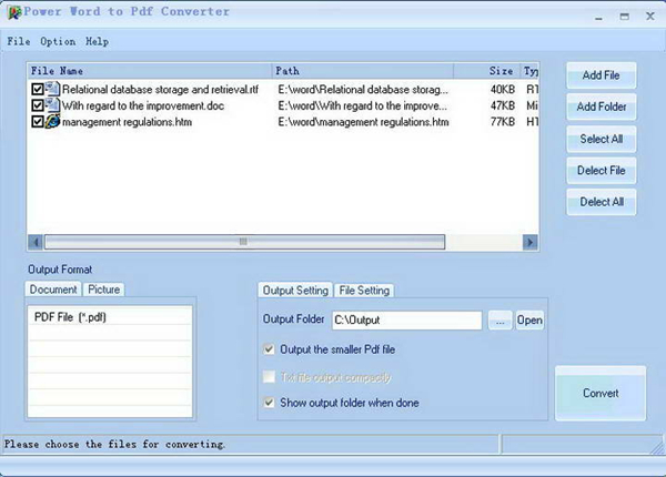 【Power Word to Pdf Converter激活版下载】Power Word to Pdf Converter(Word转PDF工具) V5.8 官方版