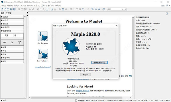 【Maple2020激活版下载】Maple2020百度网盘 v1.0 简体中文激活版