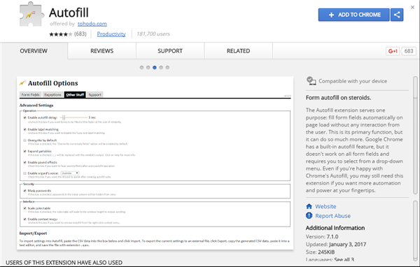 【Autofill下载】Autofill插件最新版 v9.5.6 中文版