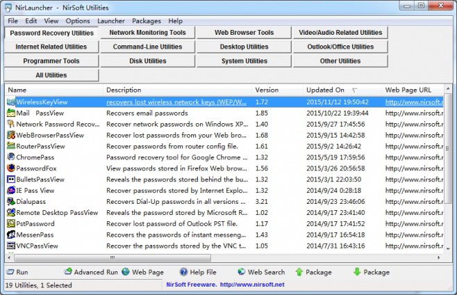 【NirLauncher下载】NirLauncher官方版 v1.19.101 绿色免费版