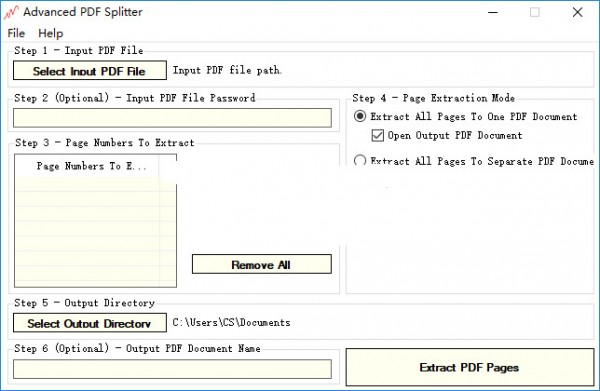 【Advanced PDF Splitter免费版下载】Advanced PDF Splitter(PDF拆分软件) v1.2 官方版