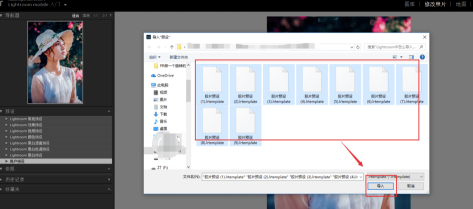 Lightroom2020破解版怎么导入并使用预设