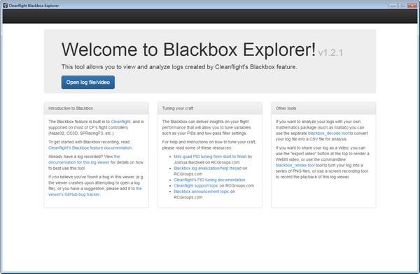 【Cleanflight Blackbox Explorer官方版下载】Cleanflight Blackbox Explorer v1.2.1 官方版