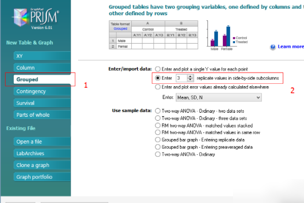 GraphPad破解版修改X轴
