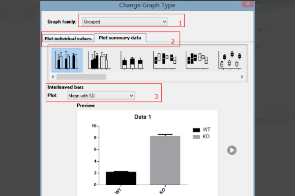 GraphPad破解版修改X轴