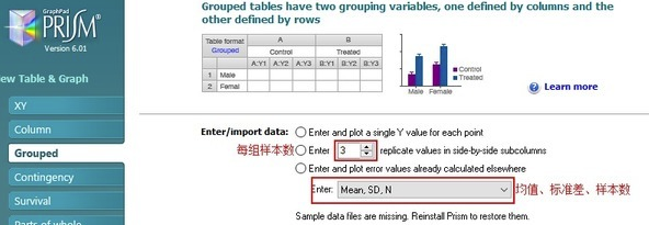 GraphPad破解版怎么做柱状图