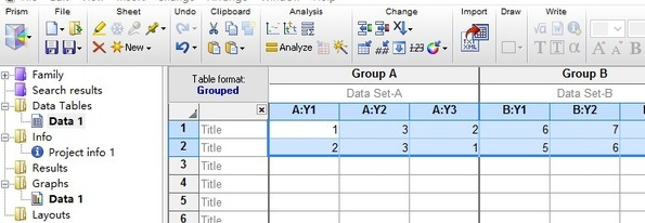 GraphPad破解版怎么做柱状图