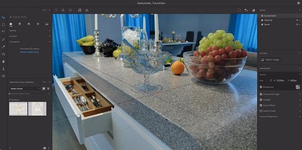 Dimension中文版怎么设置场景