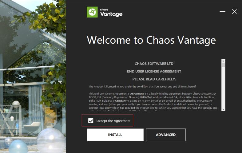 实时光追渲染器Chaos Vantage v1.8.4 中文版下载(补丁+安装教程)