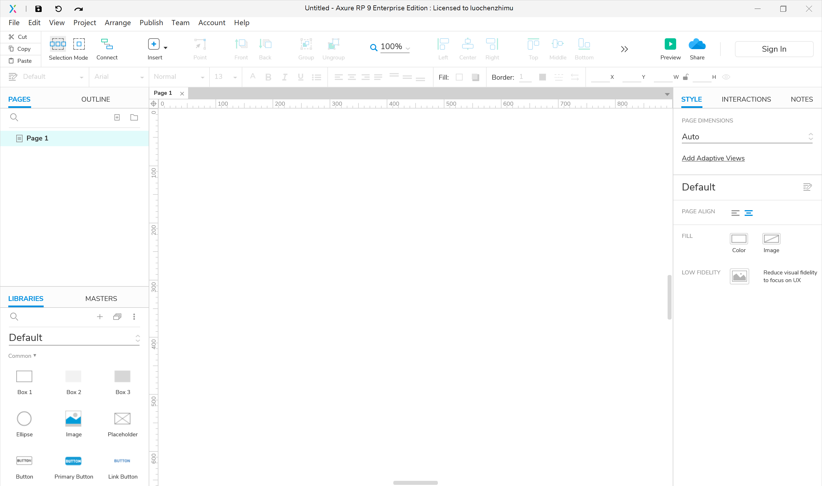 产品经理必备 Axure RP 9.0.0.3723 Pro / Team / Enterprise Edition for Windows/Mac