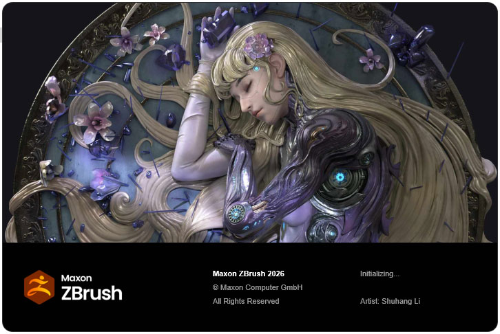 Maxon ZBrush 2026中文版 v2026.1.1 64位三维雕刻建模软件下载