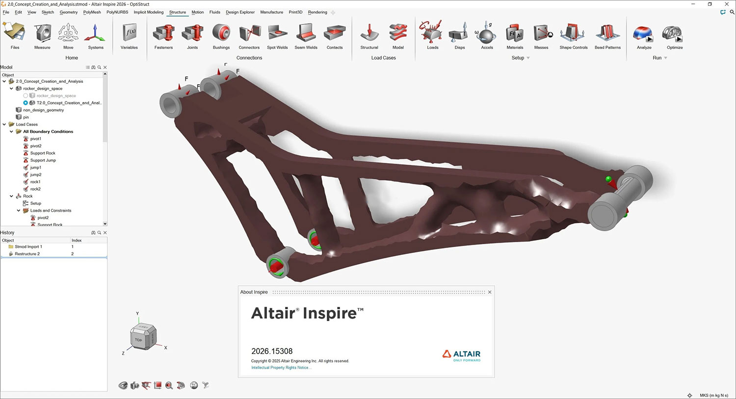 仿真驱动设计‌软件Altair Inspire 2026 64位