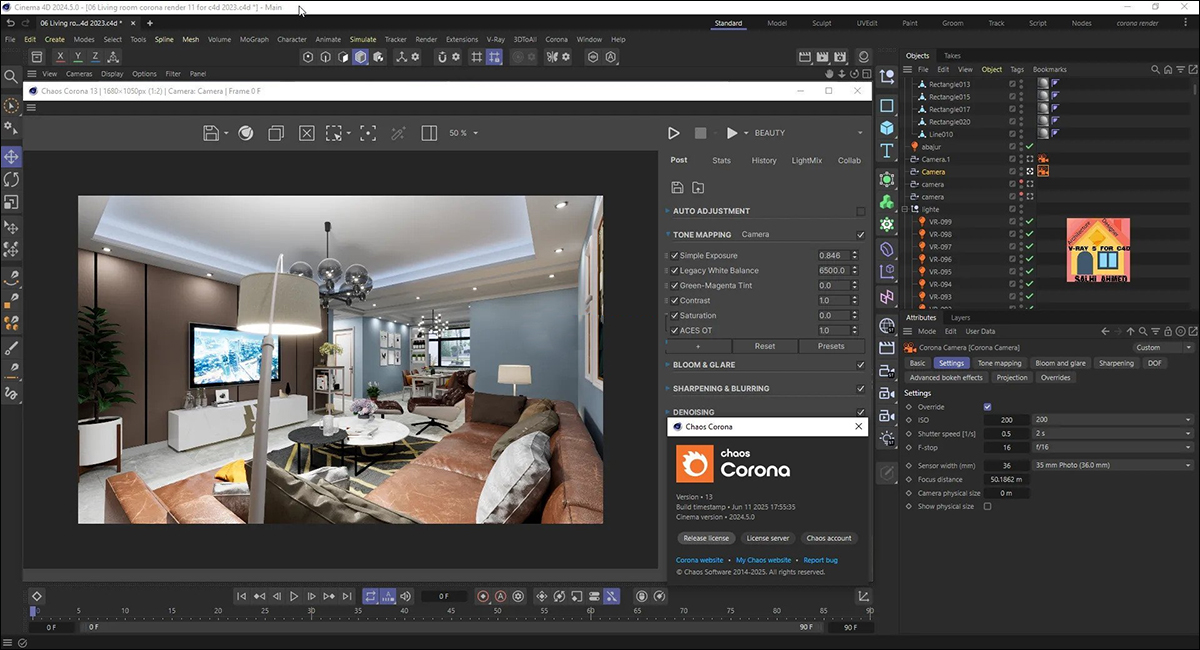 3ds max实时交互渲染器Corona Renderer for 3ds Max 2016-2026 v13 hotfix 2